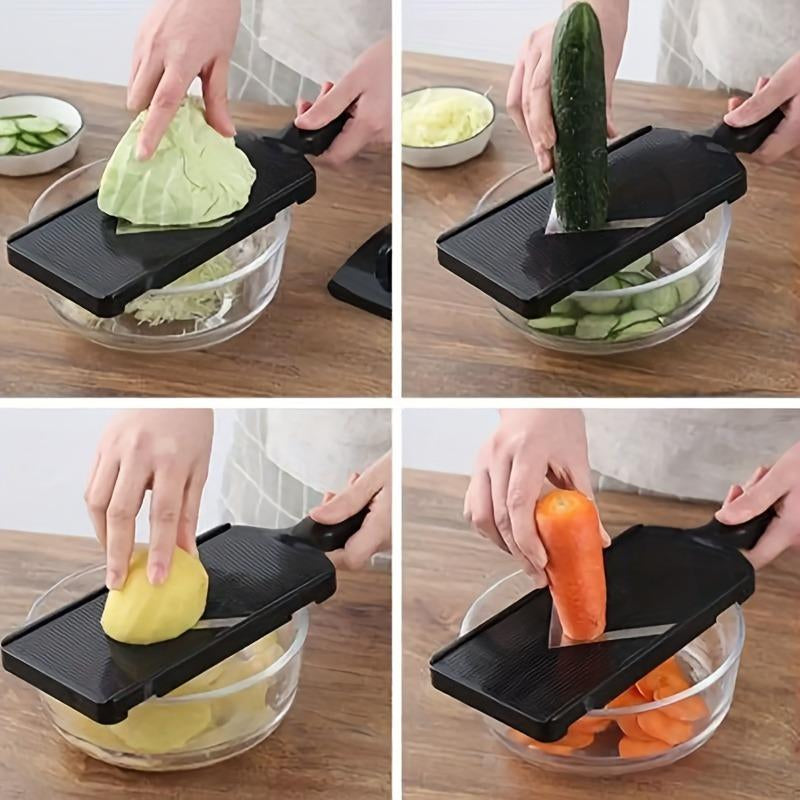 Upgraded Multifunctional Cabbage Grater & Slicer – Ideal for Healthy Eating, Salad Prep & Veggie Shredding | Heavy-Duty Kitchen Tool for Cabbage, Lettuce, and More