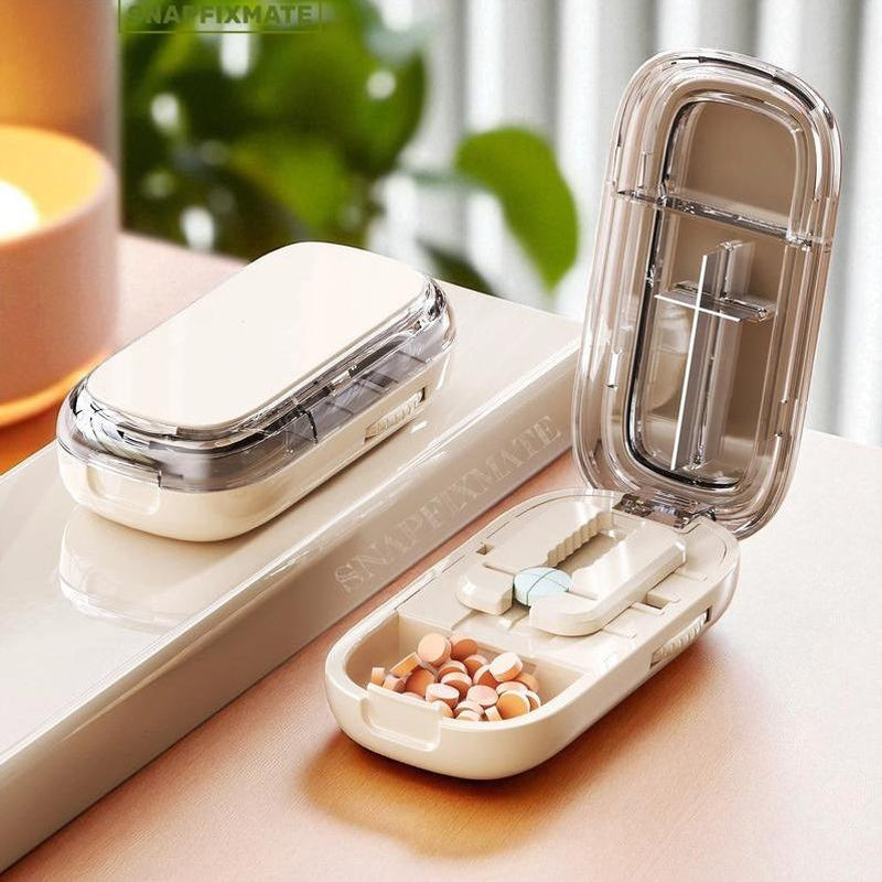 Pill Cutter Splitter for Cutting Multiple Pills, Adjustable Pill Cutter Splitter for Small and Tiny Pills with Accurate Pill Alignment